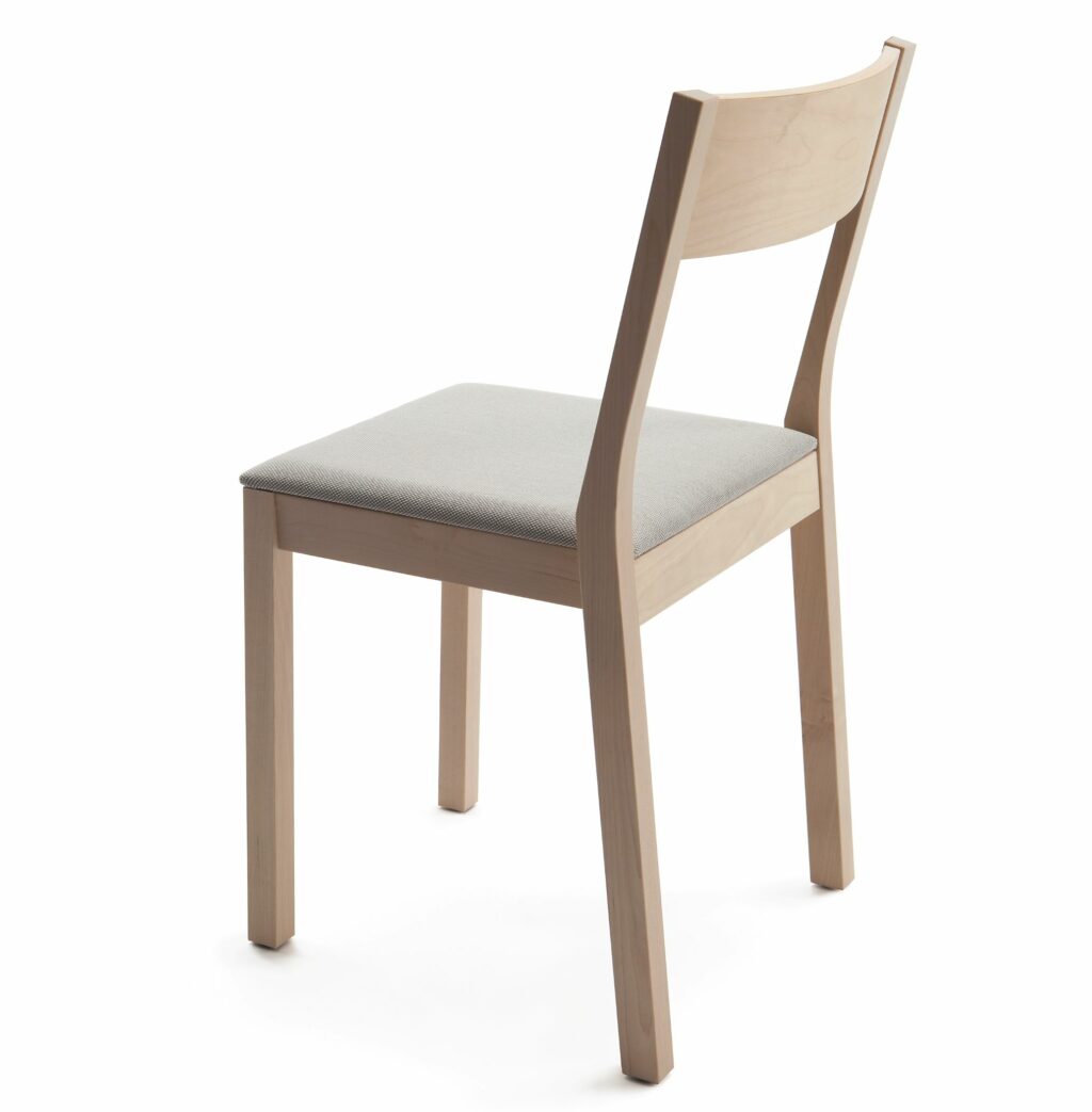 Skandinavia KVT6 chair upholstered in birch by Kari Virtanen